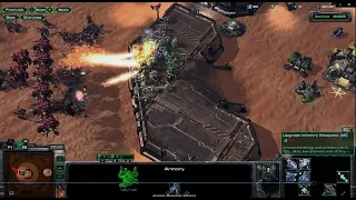 How to Win Starcraft 2 Starship Troopers OP Edition V6.12 While Playing Solitaire