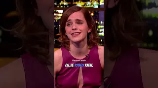 Emma Watson had a CRUSH on Tom Felton