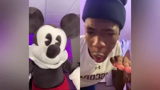 Mickey Mouse TikTok Puppet REACTS to VIRAL Shorts (@HassanKhadair) Compilation