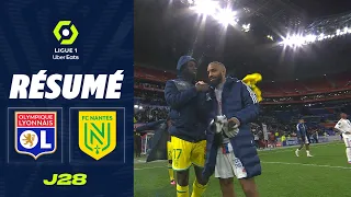 OLYMPIQUE LYONNAIS - FC NANTES (1 - 1) - Résumé - (OL - FCN) / 2022-2023