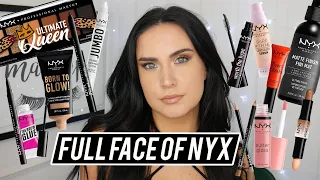 FULL FACE OF NYX PROFESSIONAL MAKEUP | NEW! DRUGSTORE MAKEUP