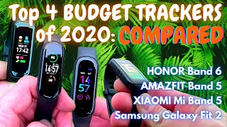 Best Budget Trackers Compared: Honor Band 6 | Samsung Galaxy Fit 2 | Amazfit Band 5 | Mi Band 5