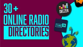 30+ Radio Directories to List your Station | How to Submit to TuneIn & Internet Radio Directories
