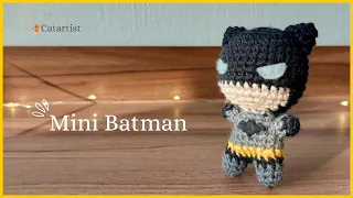 ❤️✅Batman- Amigurumi a Crochet - Tutorial Paso a paso en Español - Super Fácil