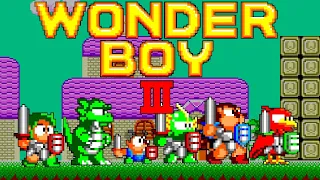 Wonder Boy 3: The Dragon's Trap (Sega Master System) Playthrough Longplay Retro game