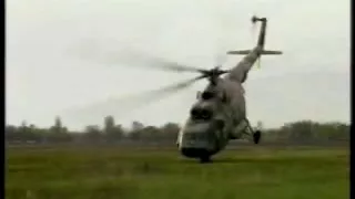 Ми 8 взлёт с передней стойки Helicopter mi8