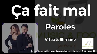 Ça fait mal - Vitaa et Slimane (Paroles/Lyrics) remix Cover