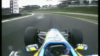 Fernando Alonso gana su primer título mundial en Brasil 2005