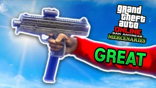 The NEW Drive-By KING?! Tactical SMG Review | GTA 5 Online San Andreas Mercenaries DLC