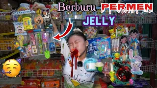 BORONG PERMEN JELLY SAMPAI MUNTAH DARAH ! Wow Kolam Renang ku Jadi Merah