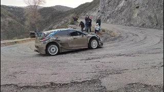 Test rallye monte Carlo 2022 Sébastien Loeb avec la Ford Puma WRC hybride 2022