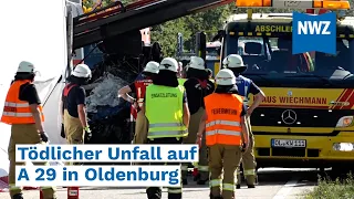 Tödlicher Unfall auf A 29 in Oldenburg