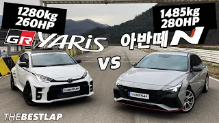 토요타 GR 야리스 VS 아반떼N 신의 드라이버 초빙!! 더베스트랩 서킷배틀