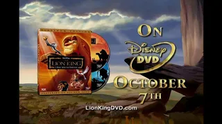The Lion King - 2003 Platinum Edition DVD Trailer #3