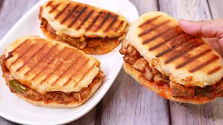 Chicken Panini Sandwich Recipe | Panini Sandwich | Chicken Cheese Sandwich | Toasted