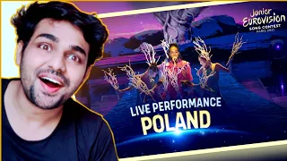 INDIAN Reacts To Sara James - Somebody - LIVE - Poland 🇵🇱 - Junior Eurovision 2021 REACTION