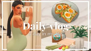 Day In The life Of My Pregnant Sim •The Sims 4 Vlog 📷🤍