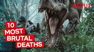 Top 10 Most Brutal Deaths In Jurassic Park/World Movies