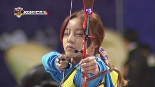 【TVPP】KARA - W Archery Match (with Miss A), 카라 - 여자 양궁 예선 (with 미쓰에이) @ Idol Star Championships