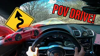 just a friday afternoon spirited drive | 981 Cayman GT4 POV Drive