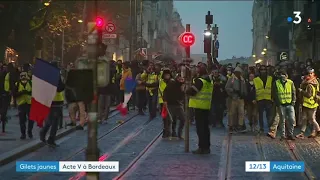 Bordeaux au lendemain de l'Acte V des gilets jaunes