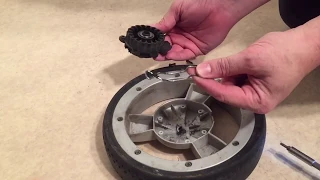 How to Disassemble / Repair a Stokke Xplory Rear Wheel
