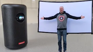 Can the Anker Nebula Capsule Max Fill a 100" screen?