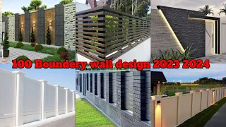 Modern Letest Boundary Wall Design 2023 || Top Beautiful Outer Boundary Wall Design