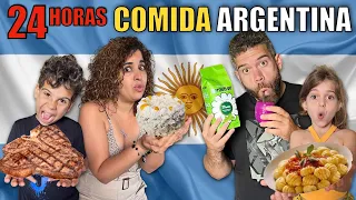 24H comiendo SOLO comida ARGENTINA|4PLUSONE
