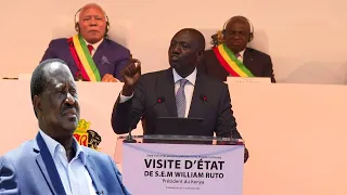 LISTEN TO PRESIDNT RUTO MESSAGE TO RAILA OVER YESTERDAY SABA SABA DEMOS WHILE ADRESSING IN CONGO