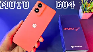 Unboxing and review of MOTO G 04 Sunrise Orange