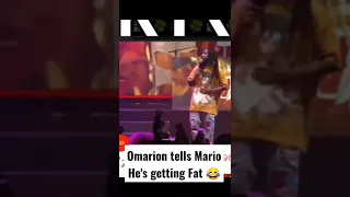 Omarion tells Mario to drink Water 💦 #shorts #mario #omarion #verzuz #water