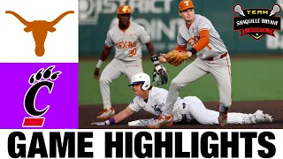 #24 Texas vs Cincinnati Highlights | 2024 Big 12 Baseball Championships | NCAA Baseball