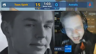 Astralis Almost Got 16-0 By Team Spirit - Intense Round