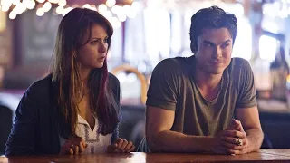 TVD 5x3 - Damon and Elena arrive at the bar, Nadia attacks Elena and Katherine runs away | HD