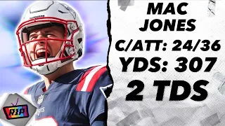 Mac Jones Week 7 Highlights vs New York Jets