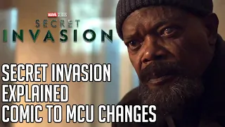 Secret Invasion Explained | Characters | MCU and Comic Differences | Marvel D23 Expo