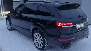 Передние фары и задние фонари AUDI Q7 4L LED с ALI (видео 2)