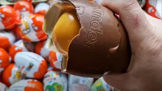 Special Series! Unboxing Kinder surprises! Lots of eggs! Unexpected unboxing! ASMR!