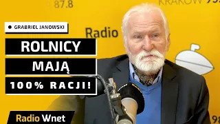 Janowski: Polscy rolnicy mają 100% racji. Zełenski otworzył rolnictwo na oligarchów i wielkie firmy