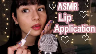 ASMR Lip Gloss/Balm Application & Blowing Kisses For Sleep ♡
