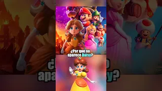 ¿Por que Daisy no aparece en la película de Super Mario bros? #supermariobros #supermariobrosmovie