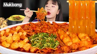 5kg Supersize Spicy Chicken Feet & Grilled Beef Intestines Daechang Gopchang Mukbang 🔥 Real Sound