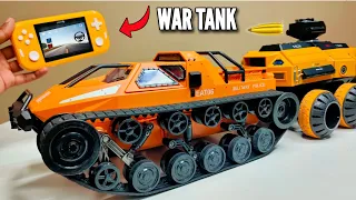 RC Mars Rover Tank Vs Fastest Eachine EAT06 Tank Unboxing & Fight - Chatpat toy tv