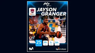 JAYSON GRANGER, MVP Movistar del mes de noviembre |  Liga Endesa 2021-22