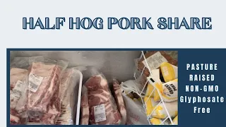 Picking up our HALF HOG PORK SHARE | Unbox with me