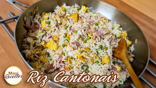 Riz Cantonais Recette Facile et Rapide