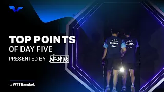 Top Points of Day 5 | WTT Star Contender Bangkok 2023