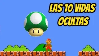 Las 10 vidas ocultas en SÚPER MARIO BROS  ¿puedes conseguirlas todas?