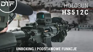 Holosun HS512C - unboxing i podstawowe funkcje